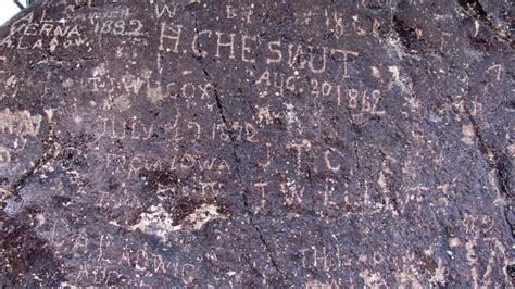 Massacre Rocks Geology and History Overview Massacre Rocks was named from the skirmishes that took place in this area during the 1800s when large numbers of settlers passed through on the Oregon Trail. . History of massacre rock